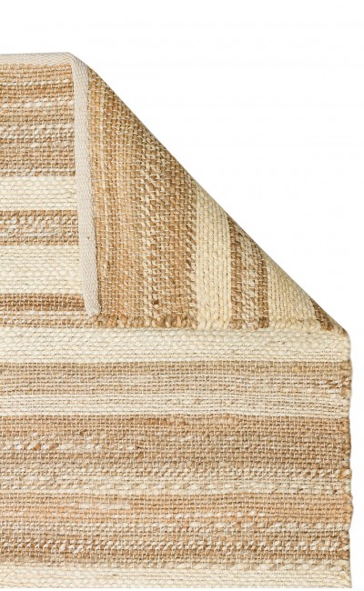 ECHO ECH 11 NATURAL WHITE XW El Dokuma Naturel Jüt Hasır Halı