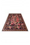Eko halı-ANTIQUE ATK 02 BLACK-Kolay kullanımlı Kaymaz Karabağ ve Antik Desenlere Sahip Yıkanabilir Makine Halısı