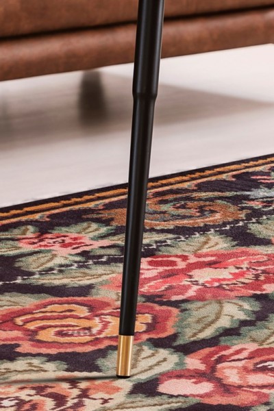 Eko halı-ANTIQUE ATK 02 BLACK-Kolay kullanımlı Kaymaz Karabağ ve Antik Desenlere Sahip Yıkanabilir Makine Halısı