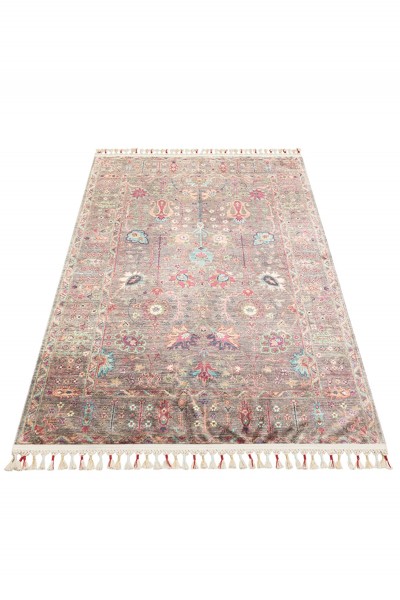 Eko halı-ANTIQUE ATK 10 D.MULTY-Kolay kullanımlı Kaymaz Karabağ ve Antik Desenlere Sahip Yıkanabilir Makine Halısı