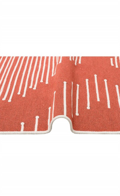 Eko Halı-ARYA AR 15 TERRA-Yıkanabilir Çift Taraflı Modern Desenli Dokuma Kilim