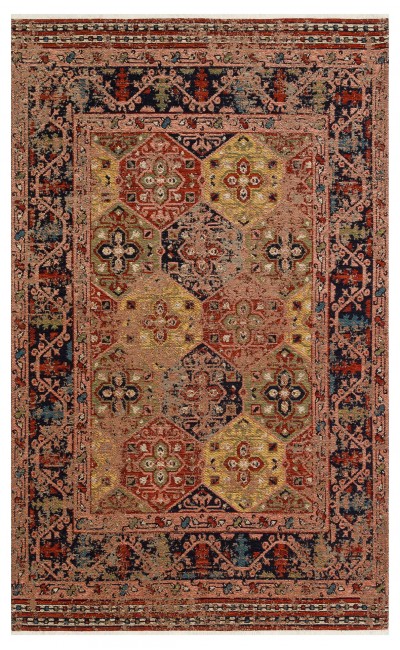 ANADOLU KILIM AND 01 MULTY Anadolu Antik Desenli Yıkanabilir Kaymaz Tabanlı Etnik Kilim
