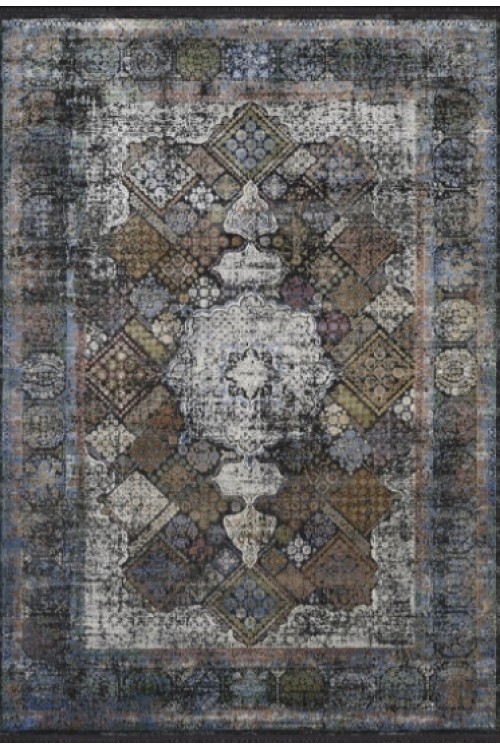 Woolknot Halı Pietra 2076X Siyah Multi