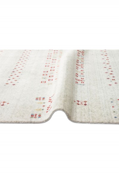 ZARA ZR 06 BEIGE Otantik Desenli Özel Hav Vermeyen ve Kolay Temizlenebilir Tensel Kullanılarak El Emeği ile Özel Tezgahlarda Üretilen Modern Uşak Halısı