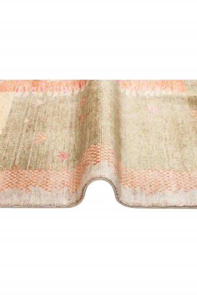 ZARA ZR 07 BEIGE AUTUMN Otantik Desenli Özel Hav Vermeyen ve Kolay Temizlenebilir Tensel Kullanılarak El Emeği ile Özel Tezgahlarda Üretilen Modern Uşak Halısı