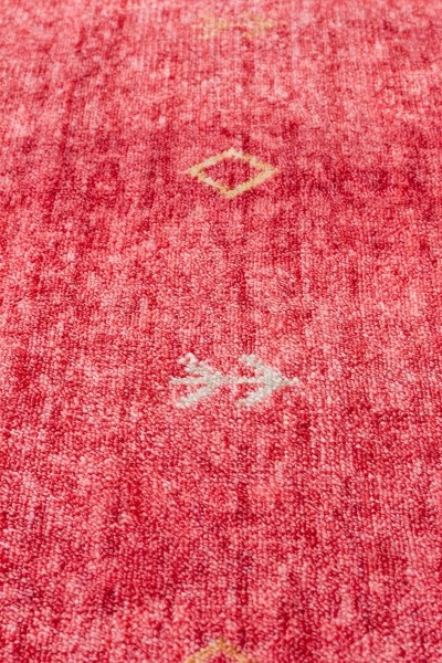 ZARA ZR 11 RED AUTUMN Otantik Desenli Özel Hav Vermeyen ve Kolay Temizlenebilir Tensel Kullanılarak El Emeği ile Özel Tezgahlarda Üretilen Modern Uşak Halısı