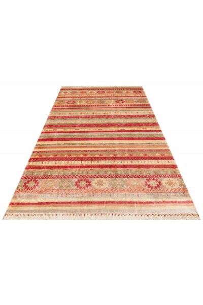 ZARA ZR 12 RED AUTUMN Otantik Desenli Özel Hav Vermeyen ve Kolay Temizlenebilir Tensel Kullanılarak El Emeği ile Özel Tezgahlarda Üretilen Modern Uşak Halısı