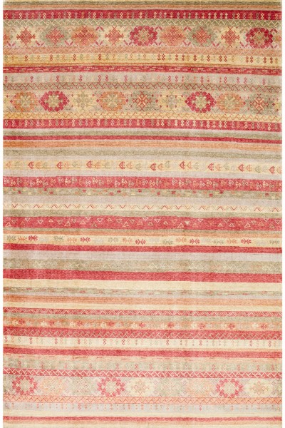 ZARA ZR 12 RED AUTUMN Otantik Desenli Özel Hav Vermeyen ve Kolay Temizlenebilir Tensel Kullanılarak El Emeği ile Özel Tezgahlarda Üretilen Modern Uşak Halısı