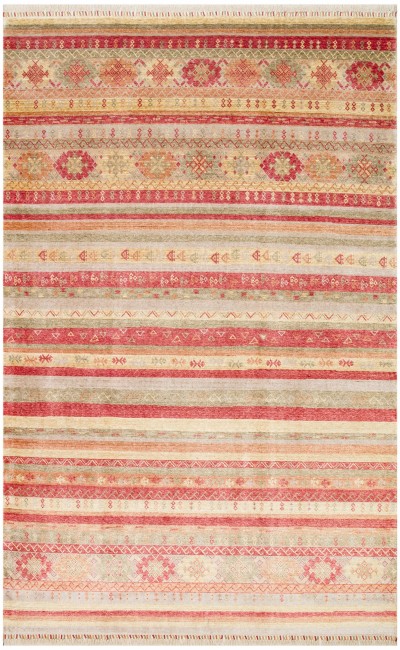 ZARA ZR 12 RED AUTUMN Otantik Desenli Özel Hav Vermeyen ve Kolay Temizlenebilir Tensel Kullanılarak El Emeği ile Özel Tezgahlarda Üretilen Modern Uşak Halısı