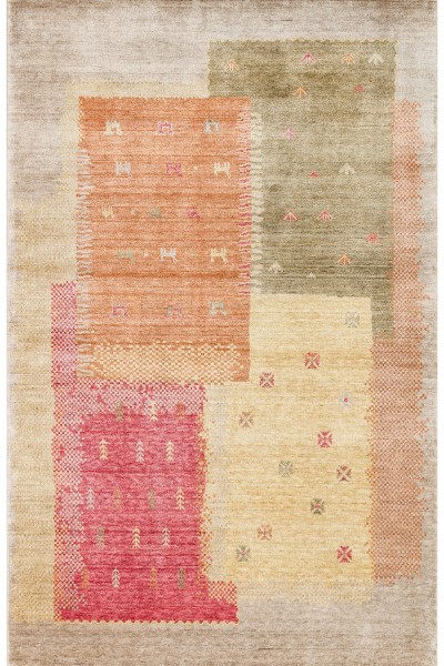 ZARA ZR 07 BEIGE AUTUMN Otantik Desenli Özel Hav Vermeyen ve Kolay Temizlenebilir Tensel Kullanılarak El Emeği ile Özel Tezgahlarda Üretilen Modern Uşak Halısı